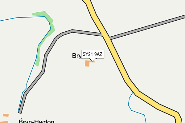 SY21 9AZ map - OS OpenMap – Local (Ordnance Survey) SY21 9AZ map - OS OpenMap – Local (Ordnance Survey)