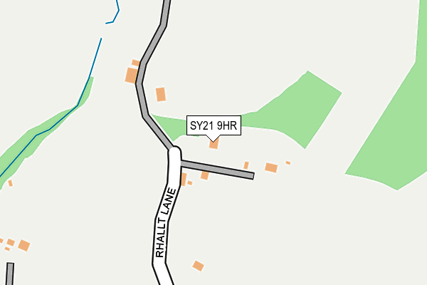 SY21 9HR map - OS OpenMap – Local (Ordnance Survey) SY21 9HR map - OS OpenMap – Local (Ordnance Survey)