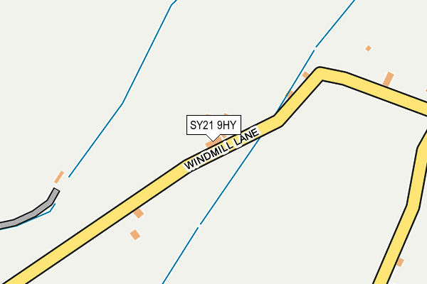 SY21 9HY map - OS OpenMap – Local (Ordnance Survey) SY21 9HY map - OS OpenMap – Local (Ordnance Survey)