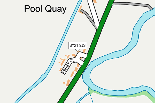 SY21 9JS map - OS OpenMap – Local (Ordnance Survey) SY21 9JS map - OS OpenMap – Local (Ordnance Survey)