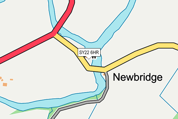 SY22 6HR map - OS OpenMap – Local (Ordnance Survey) SY22 6HR map - OS OpenMap – Local (Ordnance Survey)