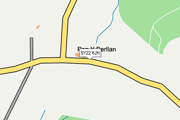 SY22 6JH map - OS OpenMap – Local (Ordnance Survey) SY22 6JH map - OS OpenMap – Local (Ordnance Survey)