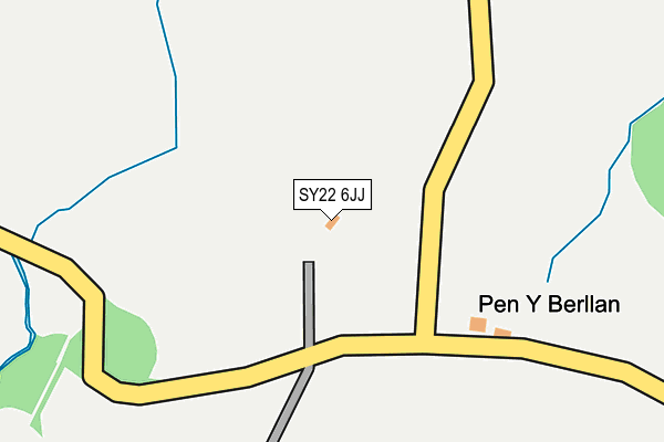 SY22 6JJ map - OS OpenMap – Local (Ordnance Survey) SY22 6JJ map - OS OpenMap – Local (Ordnance Survey)