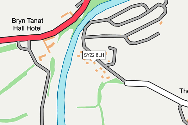 SY22 6LH map - OS OpenMap – Local (Ordnance Survey) SY22 6LH map - OS OpenMap – Local (Ordnance Survey)