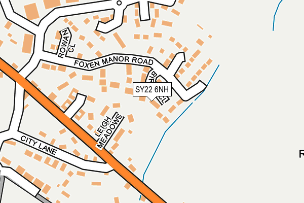 SY22 6NH map - OS OpenMap – Local (Ordnance Survey) SY22 6NH map - OS OpenMap – Local (Ordnance Survey)