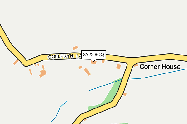SY22 6QQ map - OS OpenMap – Local (Ordnance Survey)