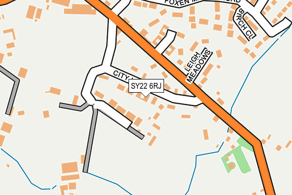 SY22 6RJ map - OS OpenMap – Local (Ordnance Survey) SY22 6RJ map - OS OpenMap – Local (Ordnance Survey)