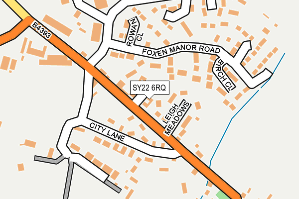 SY22 6RQ map - OS OpenMap – Local (Ordnance Survey) SY22 6RQ map - OS OpenMap – Local (Ordnance Survey)