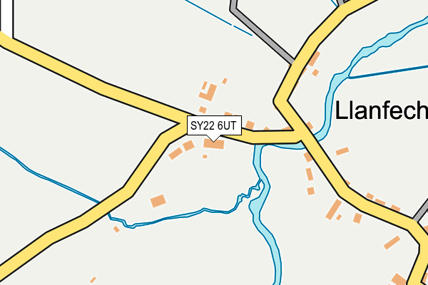 SY22 6UT map - OS OpenMap – Local (Ordnance Survey) SY22 6UT map - OS OpenMap – Local (Ordnance Survey)