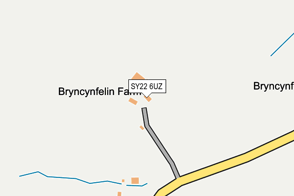 SY22 6UZ map - OS OpenMap – Local (Ordnance Survey) SY22 6UZ map - OS OpenMap – Local (Ordnance Survey)