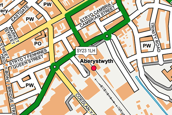 SY23 1LH map - OS OpenMap – Local (Ordnance Survey) SY23 1LH map - OS OpenMap – Local (Ordnance Survey)