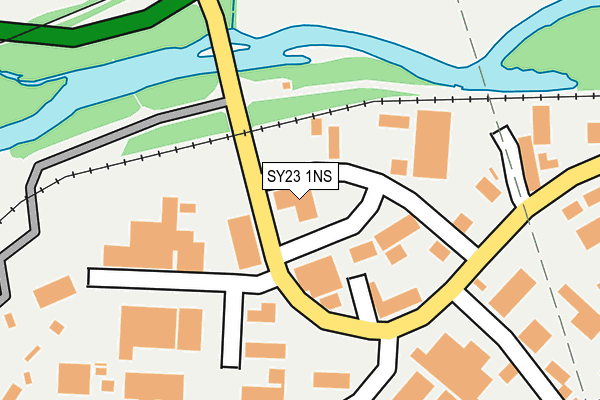 SY23 1NS map - OS OpenMap – Local (Ordnance Survey) SY23 1NS map - OS OpenMap – Local (Ordnance Survey)