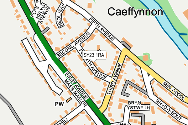 SY23 1RA map - OS OpenMap – Local (Ordnance Survey) SY23 1RA map - OS OpenMap – Local (Ordnance Survey)