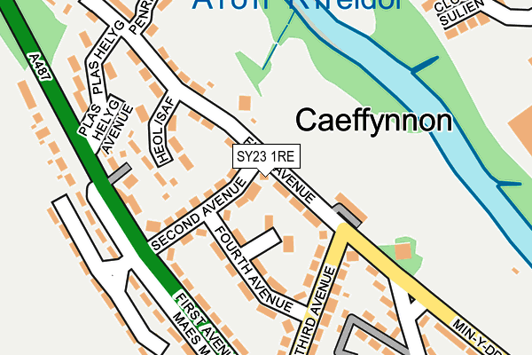 SY23 1RE map - OS OpenMap – Local (Ordnance Survey) SY23 1RE map - OS OpenMap – Local (Ordnance Survey)