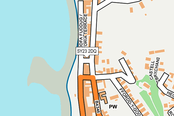SY23 2DQ map - OS OpenMap – Local (Ordnance Survey) SY23 2DQ map - OS OpenMap – Local (Ordnance Survey)