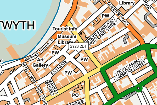 SY23 2DT map - OS OpenMap – Local (Ordnance Survey) SY23 2DT map - OS OpenMap – Local (Ordnance Survey)