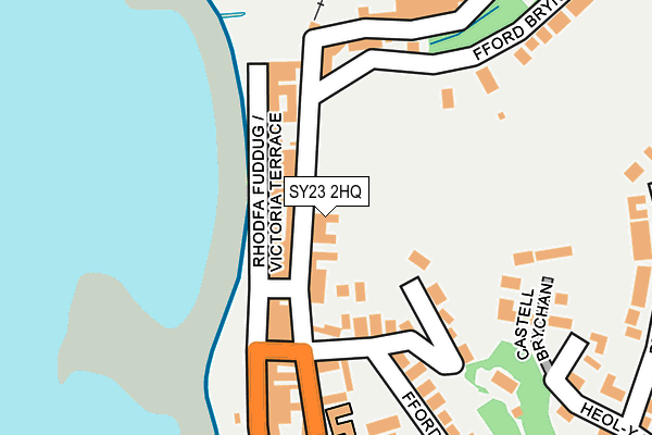 SY23 2HQ map - OS OpenMap – Local (Ordnance Survey) SY23 2HQ map - OS OpenMap – Local (Ordnance Survey)