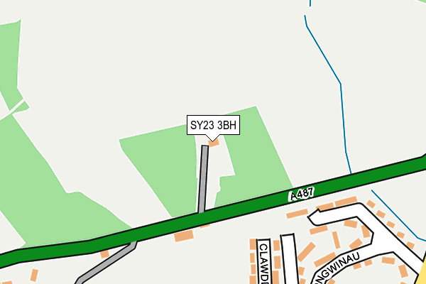SY23 3BH map - OS OpenMap – Local (Ordnance Survey) SY23 3BH map - OS OpenMap – Local (Ordnance Survey)