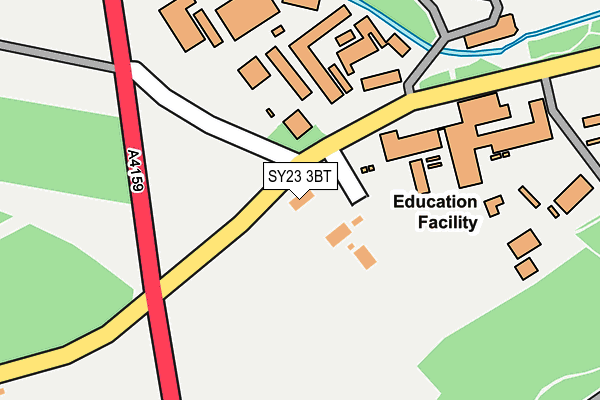 SY23 3BT map - OS OpenMap – Local (Ordnance Survey) SY23 3BT map - OS OpenMap – Local (Ordnance Survey)