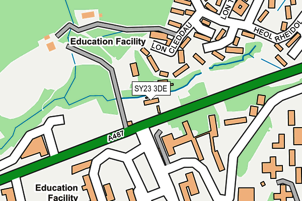 SY23 3DE map - OS OpenMap – Local (Ordnance Survey) SY23 3DE map - OS OpenMap – Local (Ordnance Survey)