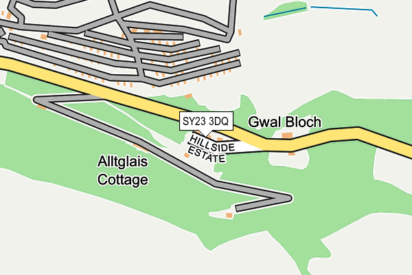 SY23 3DQ map - OS OpenMap – Local (Ordnance Survey) SY23 3DQ map - OS OpenMap – Local (Ordnance Survey)