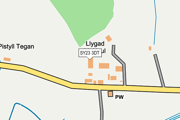 SY23 3DT map - OS OpenMap – Local (Ordnance Survey) SY23 3DT map - OS OpenMap – Local (Ordnance Survey)
