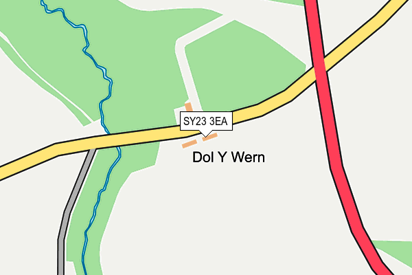 SY23 3EA map - OS OpenMap – Local (Ordnance Survey) SY23 3EA map - OS OpenMap – Local (Ordnance Survey)
