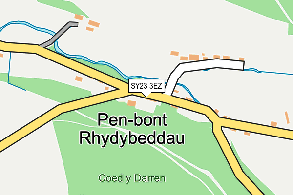 SY23 3EZ map - OS OpenMap – Local (Ordnance Survey) SY23 3EZ map - OS OpenMap – Local (Ordnance Survey)