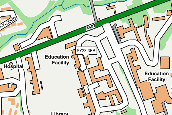 SY23 3FB map - OS OpenMap – Local (Ordnance Survey)