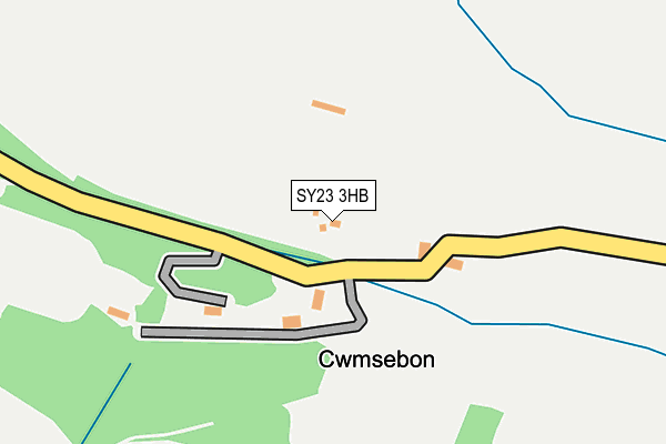 SY23 3HB map - OS OpenMap – Local (Ordnance Survey) SY23 3HB map - OS OpenMap – Local (Ordnance Survey)