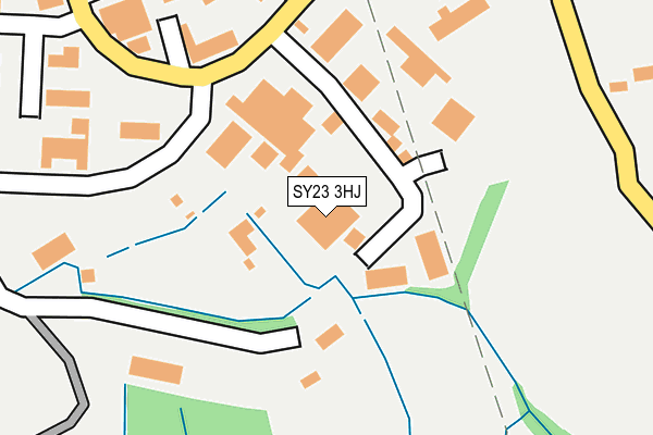 SY23 3HJ map - OS OpenMap – Local (Ordnance Survey) SY23 3HJ map - OS OpenMap – Local (Ordnance Survey)