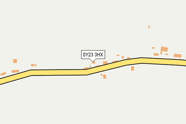 SY23 3HX map - OS OpenMap – Local (Ordnance Survey) SY23 3HX map - OS OpenMap – Local (Ordnance Survey)