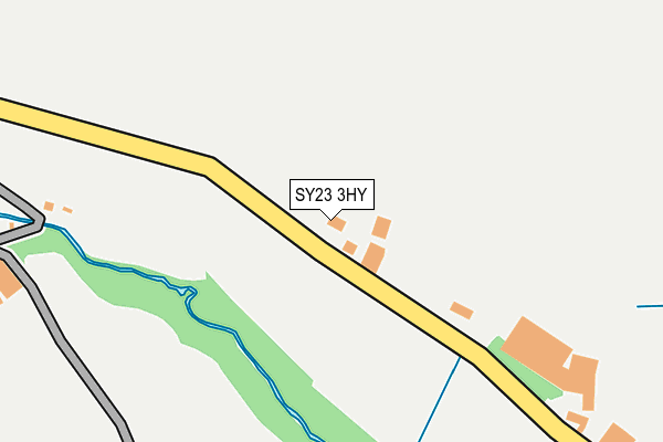 SY23 3HY map - OS OpenMap – Local (Ordnance Survey) SY23 3HY map - OS OpenMap – Local (Ordnance Survey)