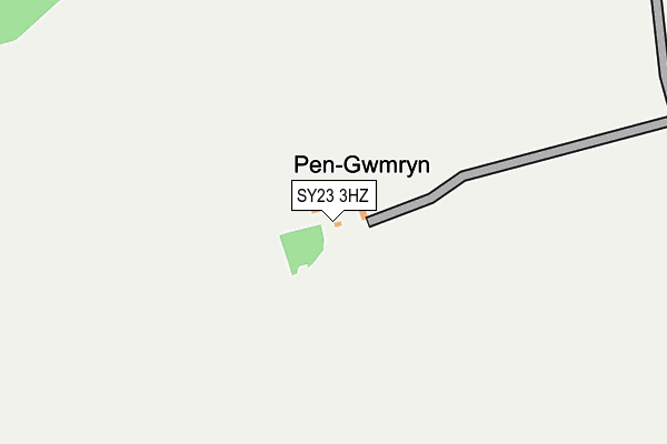SY23 3HZ map - OS OpenMap – Local (Ordnance Survey) SY23 3HZ map - OS OpenMap – Local (Ordnance Survey)