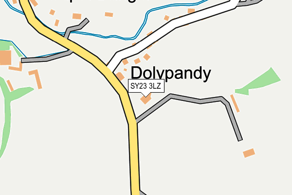 SY23 3LZ map - OS OpenMap – Local (Ordnance Survey) SY23 3LZ map - OS OpenMap – Local (Ordnance Survey)
