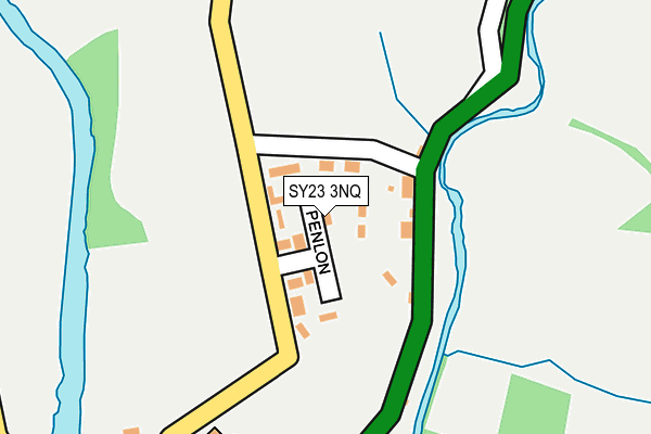 SY23 3NQ map - OS OpenMap – Local (Ordnance Survey) SY23 3NQ map - OS OpenMap – Local (Ordnance Survey)