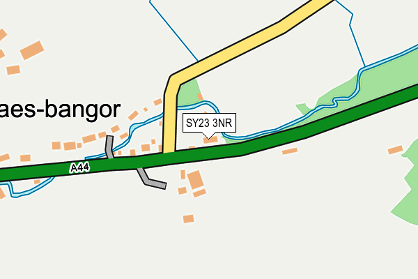 SY23 3NR map - OS OpenMap – Local (Ordnance Survey) SY23 3NR map - OS OpenMap – Local (Ordnance Survey)