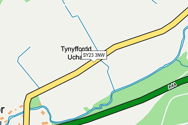 SY23 3NW map - OS OpenMap – Local (Ordnance Survey) SY23 3NW map - OS OpenMap – Local (Ordnance Survey)