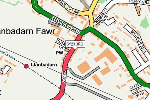 SY23 3RQ map - OS OpenMap – Local (Ordnance Survey) SY23 3RQ map - OS OpenMap – Local (Ordnance Survey)
