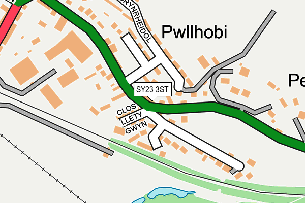 SY23 3ST map - OS OpenMap – Local (Ordnance Survey) SY23 3ST map - OS OpenMap – Local (Ordnance Survey)