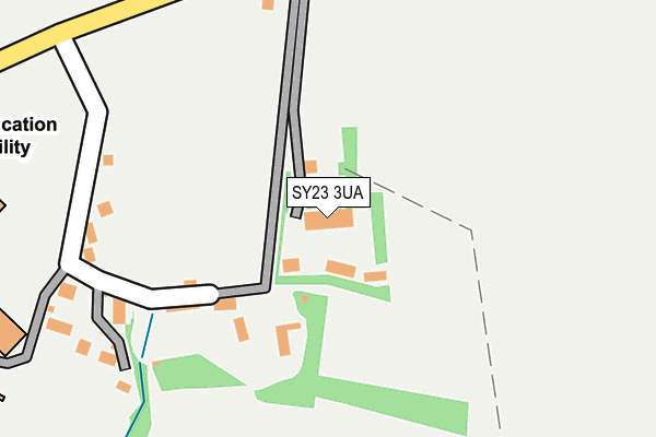 SY23 3UA map - OS OpenMap – Local (Ordnance Survey) SY23 3UA map - OS OpenMap – Local (Ordnance Survey)