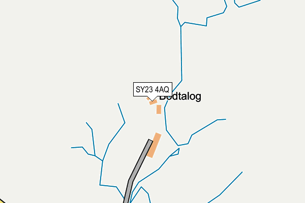 SY23 4AQ map - OS OpenMap – Local (Ordnance Survey) SY23 4AQ map - OS OpenMap – Local (Ordnance Survey)