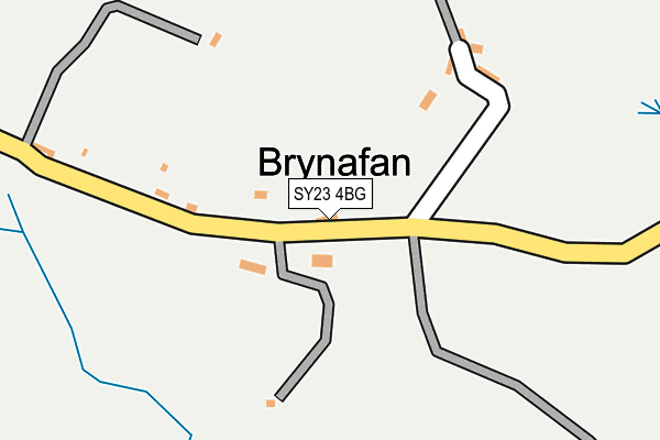 SY23 4BG map - OS OpenMap – Local (Ordnance Survey) SY23 4BG map - OS OpenMap – Local (Ordnance Survey)