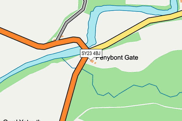 SY23 4BJ map - OS OpenMap – Local (Ordnance Survey) SY23 4BJ map - OS OpenMap – Local (Ordnance Survey)