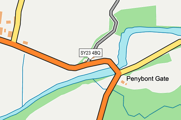 SY23 4BQ map - OS OpenMap – Local (Ordnance Survey) SY23 4BQ map - OS OpenMap – Local (Ordnance Survey)