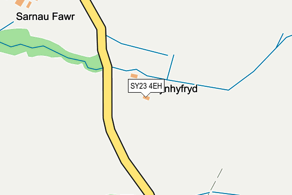 SY23 4EH map - OS OpenMap – Local (Ordnance Survey) SY23 4EH map - OS OpenMap – Local (Ordnance Survey)