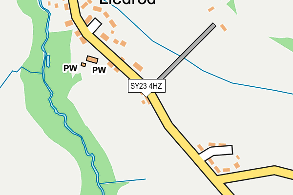 SY23 4HZ map - OS OpenMap – Local (Ordnance Survey) SY23 4HZ map - OS OpenMap – Local (Ordnance Survey)