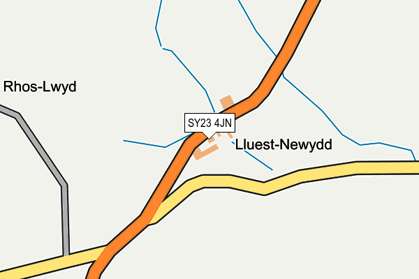 SY23 4JN map - OS OpenMap – Local (Ordnance Survey)