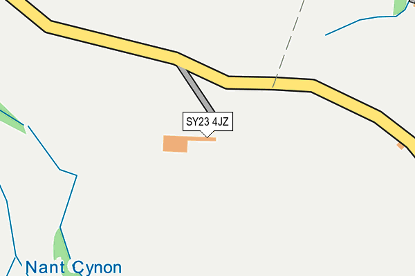 SY23 4JZ map - OS OpenMap – Local (Ordnance Survey) SY23 4JZ map - OS OpenMap – Local (Ordnance Survey)