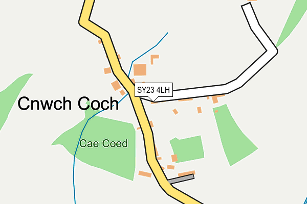 SY23 4LH map - OS OpenMap – Local (Ordnance Survey) SY23 4LH map - OS OpenMap – Local (Ordnance Survey)